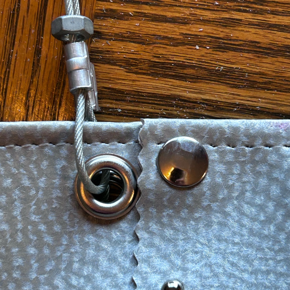 Hardware by Renee Elegant Silver Small Runway Bag Marine Grade Vinyl Grommets - Picture 4 of 13